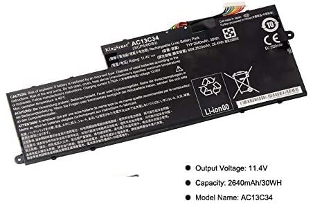 WISTAR AC13C34 Laptop Battery for Acer Aspire V5-122P-0607 V5-122P-0637 V5-122P-0646 V5-122P-0649 V5-122P-0679