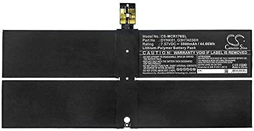 DYNK01 Battery G3HTA036H for Microsoft Surface Laptop 1769, Li-ion Rechargeable Battery