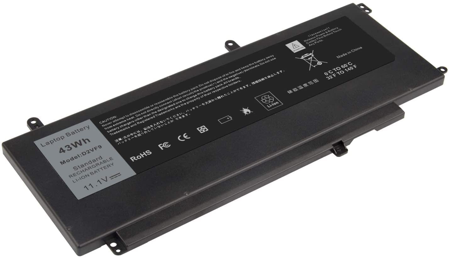 D2VF9 Battery Replacement for DELL Inspiron 15 7547 7548 0PXR51 PXR51 Battery