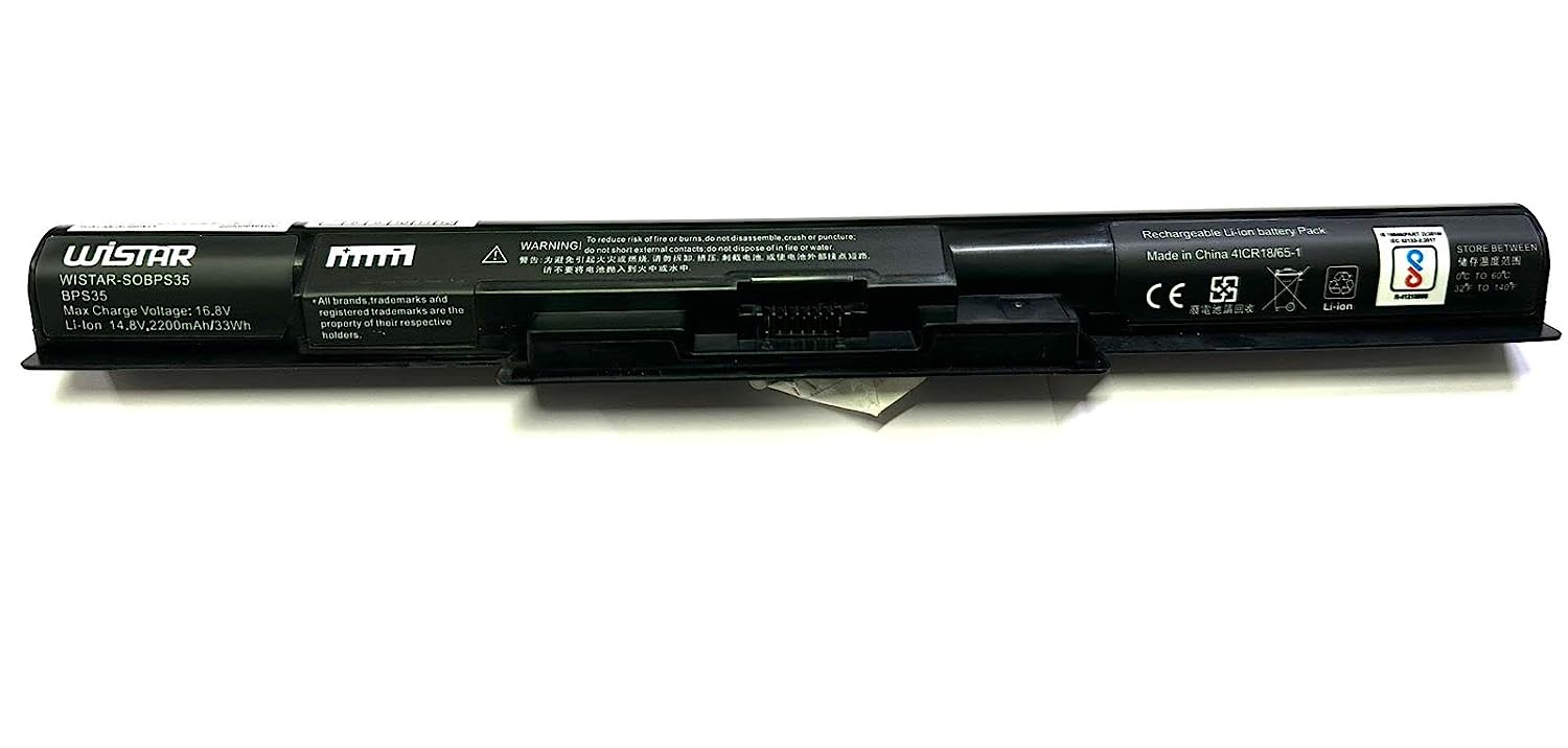 WISTAR BPS35 VGP-BPS35 VGP-BPS35A Laptop Battery Compatible for Sony Vaio SVF15216SC SVF15217SC SVF15218SC