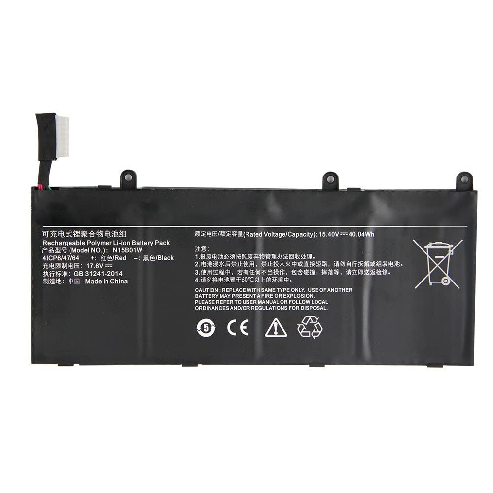 N15B01W Tablet Battery for Xiaomi Mi Ruby 15.6 Inch TM1703 TM1802-AD/N/C Replacement Xiaomi Battery
