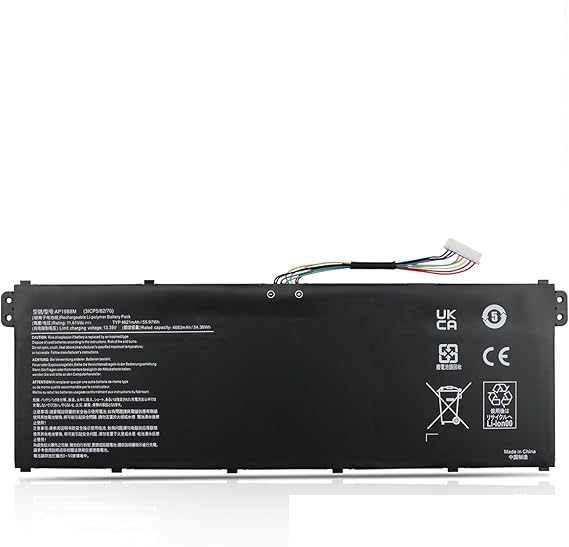 WISTAR AP19B8M Laptop Battery Replacement for Acer Swift 3 SF314-59 SF314-59-78Z8 SF314-59-56K4 TravelMate P4 TMP414-51 TMP414-51-54HA Porsche Design Book RS AP714-51GT-75VS