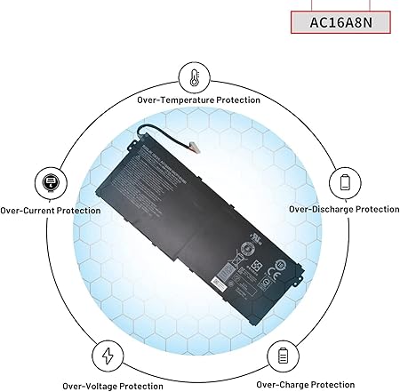 WISTAR AC16A8N Laptop Battery Compatible for Acer Aspire V15 Nitro BE VN7-593G V17 Nitro BE VN7-791G-792A VN7-791G VN7-792G VN7-792G-74Q4 VN7-793G-706L VN7-793G VN7-593G-508Q VN7-793G-738J
