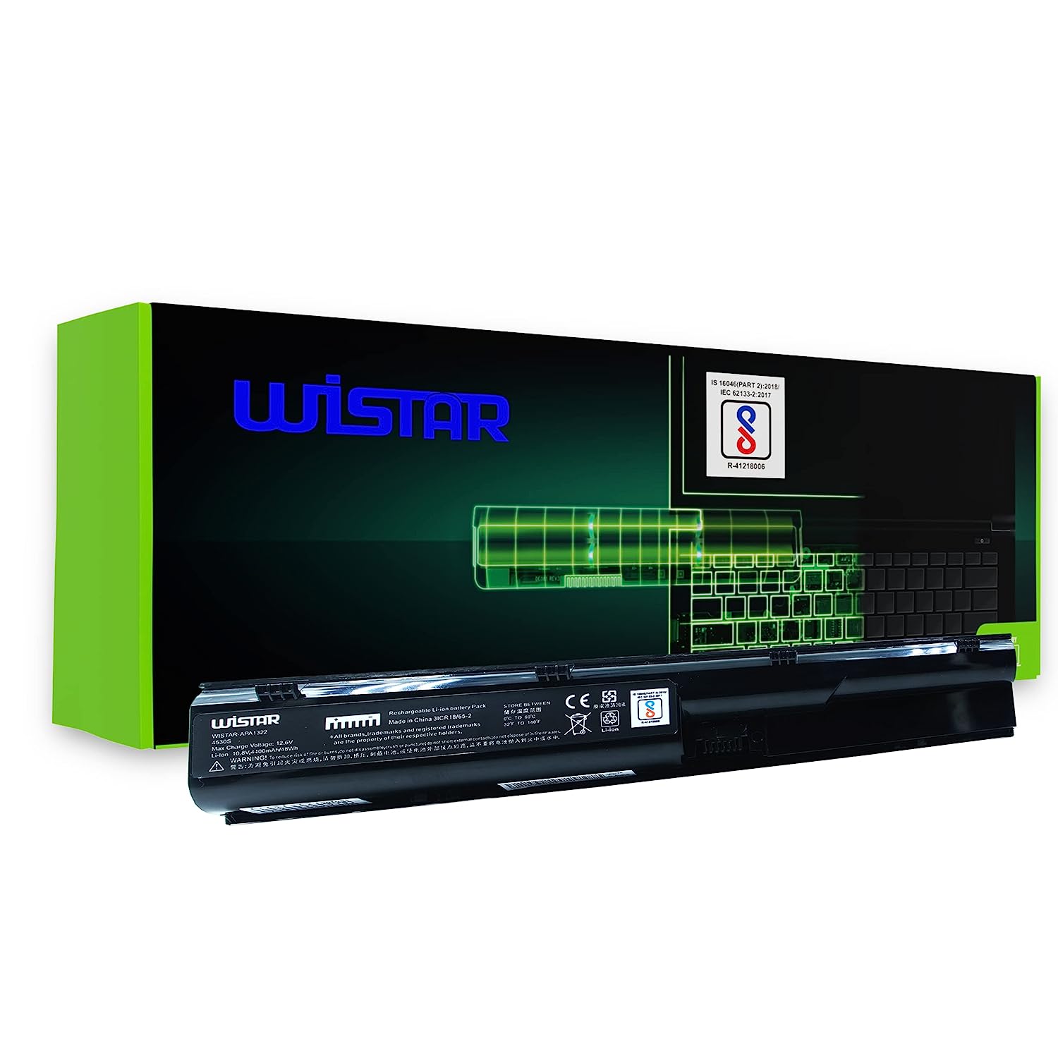 WISTAR Laptop Battery for HP probook 4530s 4431s 4330s 4331s 4430s 4435s 4436s 4530s 4535s 4730s