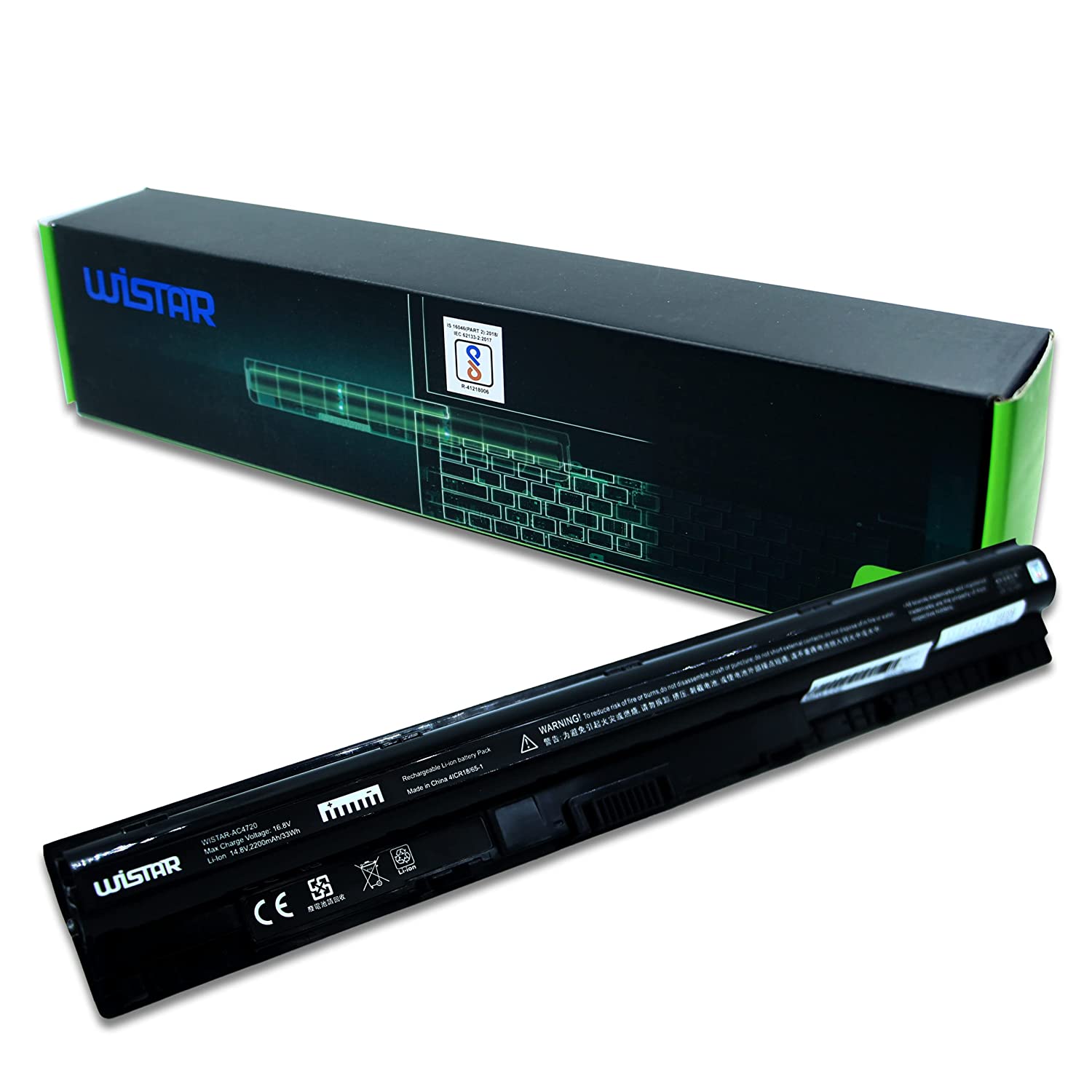 WISTAR M5Y1K Laptop Battery for Dell Inspiron 15 5000 3000 Series 5559 5566 5558 5555 17 5758 5759 5755 5551 3551 3552 3558 14 3451 3452 5458 P51F P47F P63F P64G GXVJ3 453-BBBP HD4J0 WKRJ2