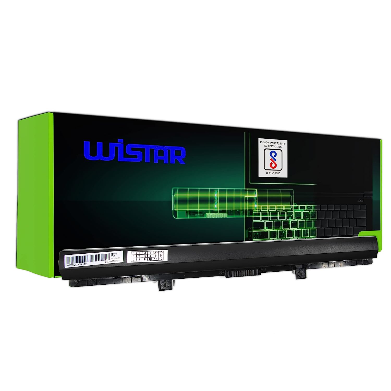 WISTAR PA5185U-1BRS PA5184U-1BRS PA5186U-1BRS PA5195U-1BRS Laptop Battery for Toshiba Satellite C55D-B5214 C55D-B5212 C55D-B5206 C55D-B5203 C55D-B5102