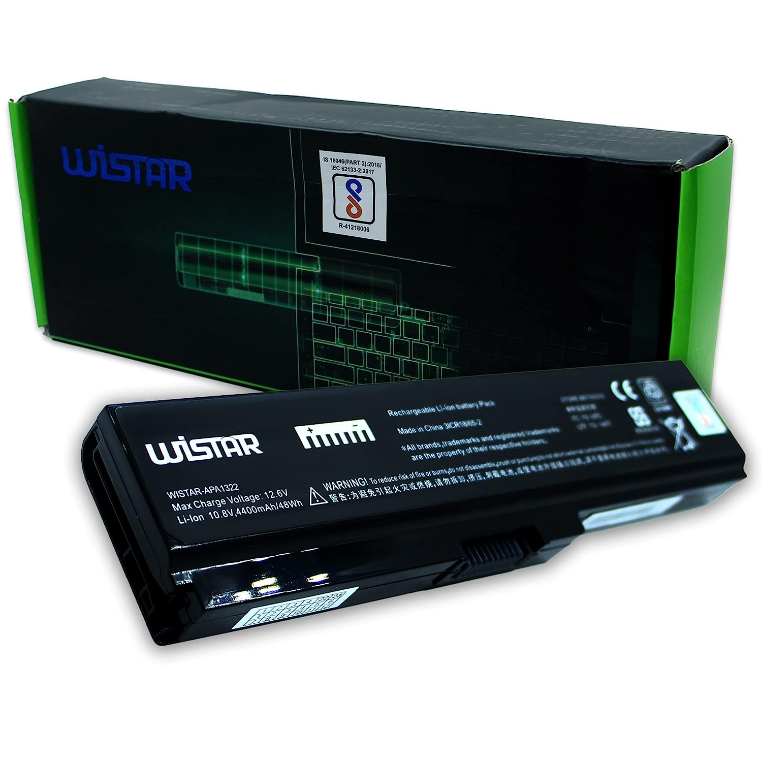 WISTAR PA3634U-1BAS Laptop Battery for Toshiba Satellite C650 C650D C655 C655D C660D L515 PA3634U-1BRS PA3635U-1BAM PABAS116 PABAS117 PABAS118 PABAS178 PABAS228 PABAS230 Battery