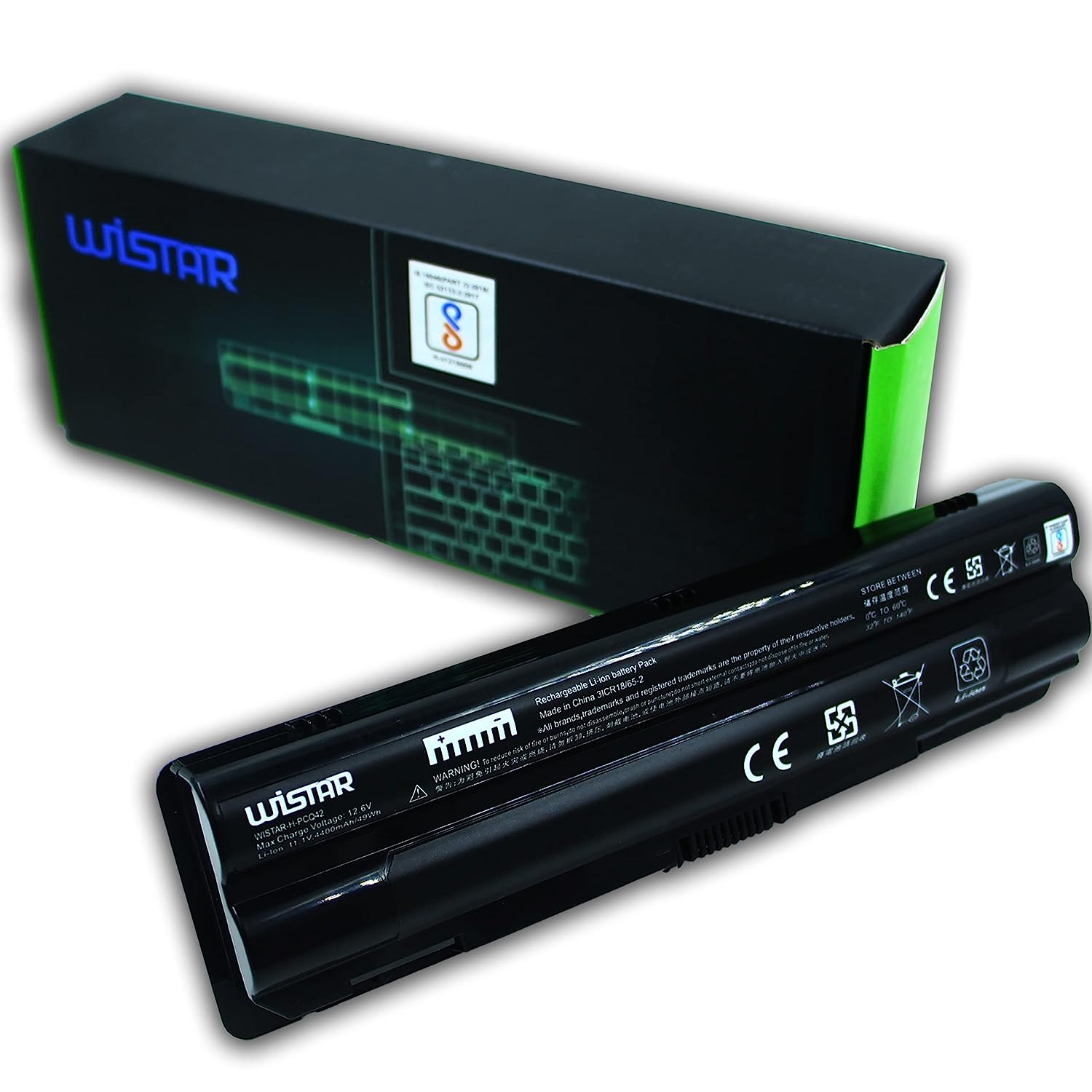WISTAR Laptop Battery Compatible for Dell XPS14, XPS15, XPS17, XPS L502X, XPS L702X