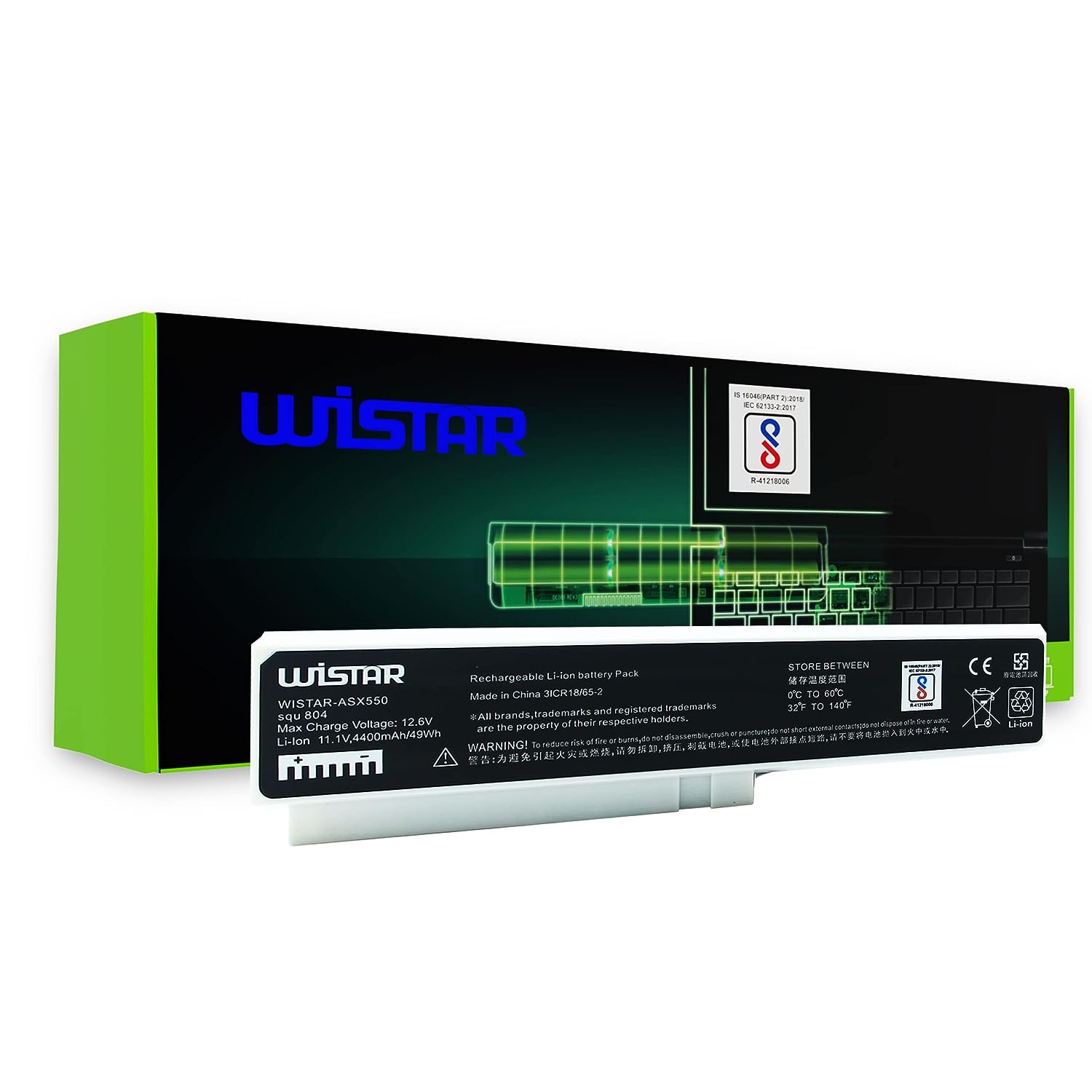 WISTAR Replacement Laptop Battery Compatible for HCL SQU-805 /SQU-804 /SQU-807