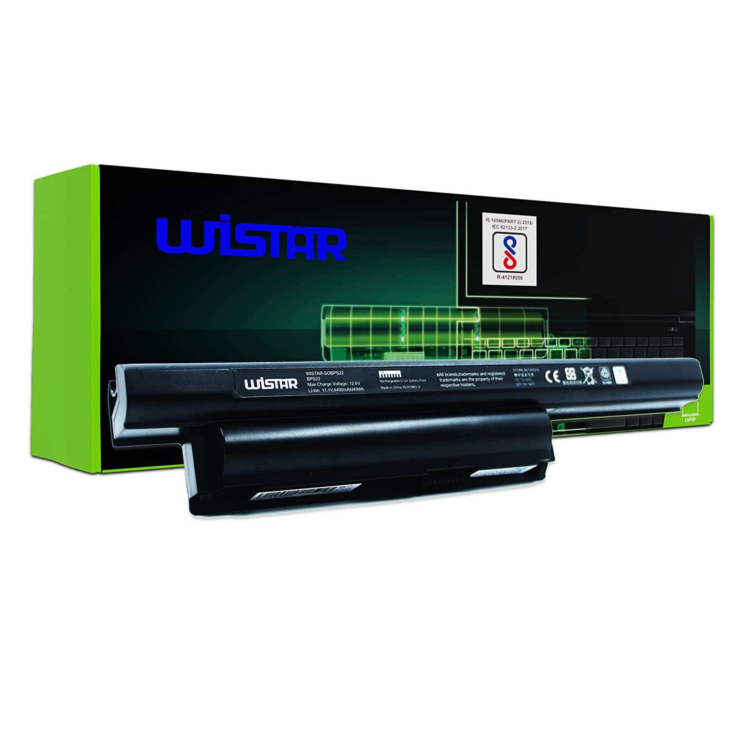 WISTAR VGP-BPS22 VGP-BPS22A VGP-BPL22 VGP-BPS22/A Laptop Battery for Sony VAIO VPC-EA12EG/WI, VPC-EA12EH/WI, VPC-EA12EN/BI