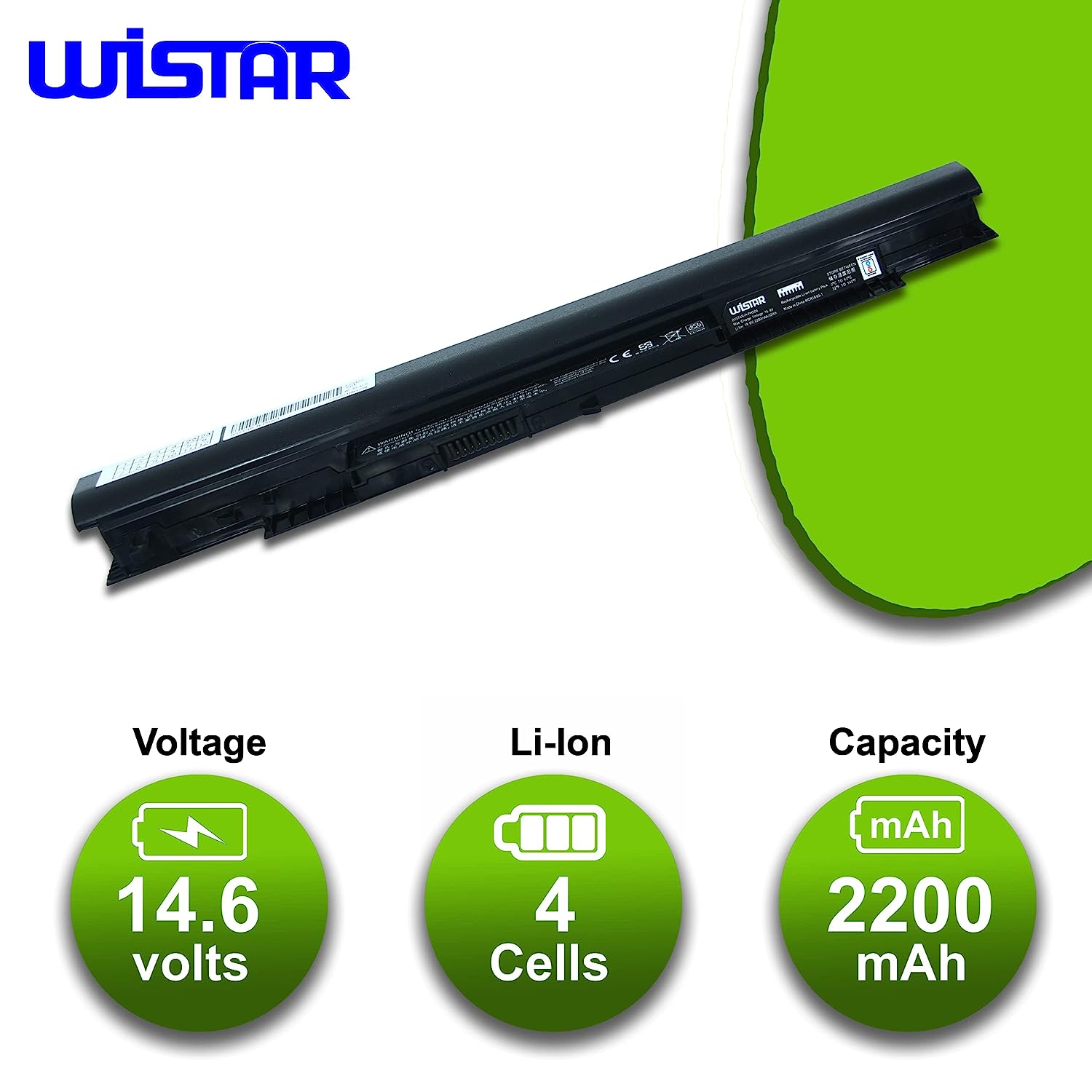 WISTAR Battery for HP 807956-001 HS03 HS04 807957-001 807611-421 HSTNN-LB6U HP Notebook 15-AY039WM 15-AY009DX 15-AY041WM 15-AY052NR 15-AF131DX TPN-I119 G4/G5 240 245 246 250 256