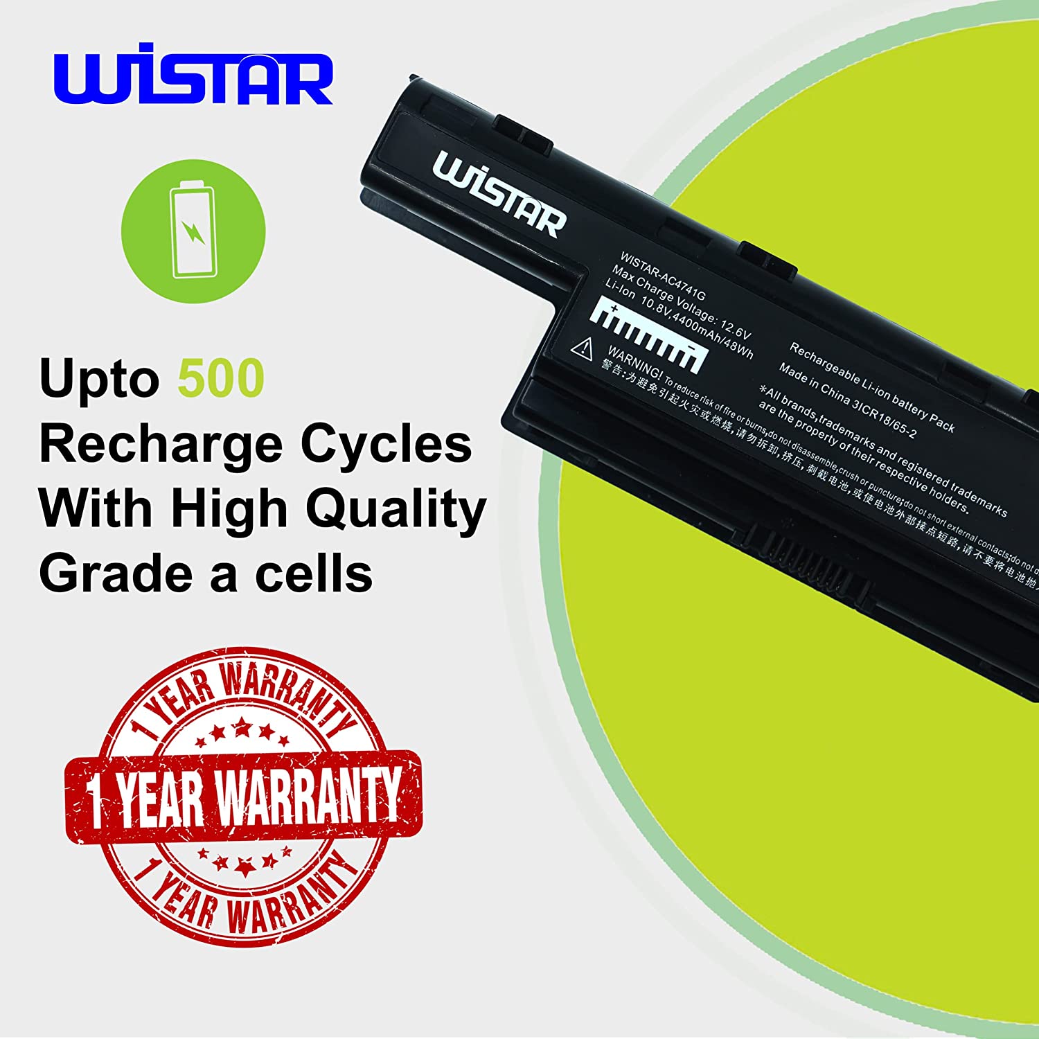 WISTAR AS10D31 AS10D51 Laptop Battery for ACER Aspire 4253 4750 4551 4552 4738 4741 4771 5251 5253 5542 5551 5552 5560 5733 5741 5742 5750 7551 7552 7560 7741 7750 AS5741 Series