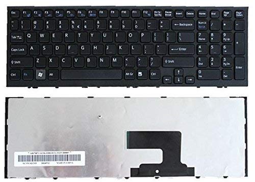 WISTAR Laptop Keyboard for Sony Vaio VPCEH VPC-EH Series (Black)